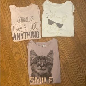 Lot of Girl’s Large Long Sleeved Shirts